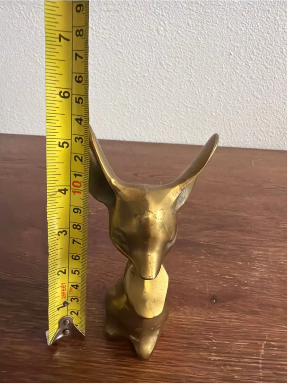 Vintage Brass Mouse Figurine MCM Mid Century Modern Hollywood Regency Small Anim